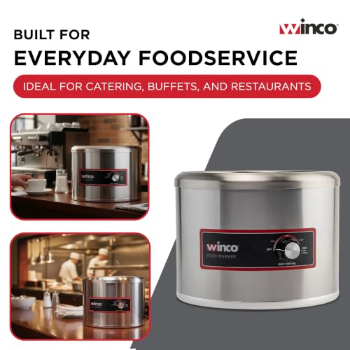 Winco 11 Quart / 750 W / Steel Food Warmers