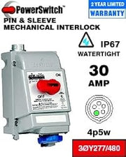 Mechanical Interlock with IEC Pin & Sleeve - Leviton