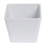 Pan Housing White Melamine 1/6 Size - 6 7/8"L x 6 3/8"W x 6"H by HUBERT – Melamine, White, Model H0204-WHITE