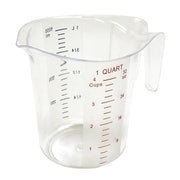 Winco 1 Count (Pack of 1) / Clear / 1.0 quarts Cups