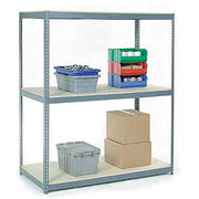 Wide Span Rack 72Wx30Dx96H by Global Industrial – 3, Alloy Steel, Grey, Model 716682