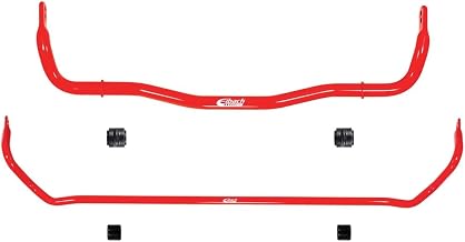Eibach Sway Bar, Anti-Roll, Front/Rear, 35 mm Dia Front, 25.4 mm Dia Rear, Polyurethane Bushings, Steel, Red Pwd Coat, compatible with Chrysler 300 2015-24 / Dodge Challenger/Charger 2015-24, Kit