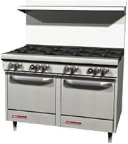 Southbend S48AC-4G S-Series 48" Gas Restaurant Range w/ 48" Griddle, (1) Convection Oven & (1) Cabinet Base