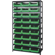QUANTUM STORAGE SYSTEMS Chrome / 80" H x 60" W x 18" D / Chrome Solid Wire 5B 2S Garage Storage