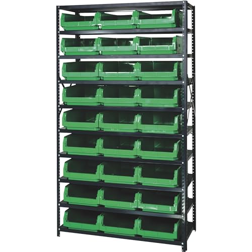 QUANTUM STORAGE SYSTEMS Chrome / 80" H x 60" W x 18" D / Chrome Solid Wire 5B 2S Garage Storage