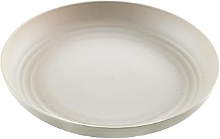 PacknWood 294WAC250 9.8 in. Huskly Reusable Plate with Husk Composite Beige - 48 Piece