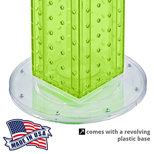 Azar Displays 4"W x 12"H / Green / Pegboard + Hooks Panels & Units