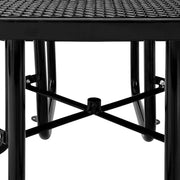 Global Industrial Black / 81D x 81W x 29.5H in / Industrial Picnic Tables
