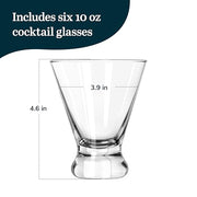 Libbey Margarita Stemed 6 / 6 Count (Pack of 1) / Modern Martini Glasses