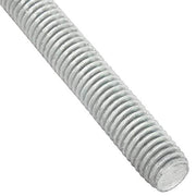 Threaded Rod - Zinc Plated Carbon Steel by Global Industrial – 3/8-16, Carbon Steel, Silver, Pack of 6, Model 713128