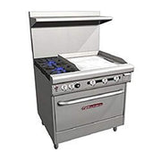 Southbend H4361D-1TR 36" Ultimate Restaurant Gas/Electric Range w/(2) Standard Burners by South Bend – 36 inches, Stainless Steel, Stainless-Steel, Model H4361D-2TR
