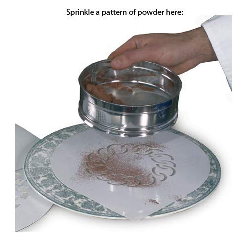 Boun Onomastico Cake-Decorating Stencil by Martellato – Plastic, White, Model MASK 5