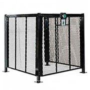 AC Protection Cage for Residential Units 4' x by Encore Commercial Products – Steel, Black, Model T-Rex4x4