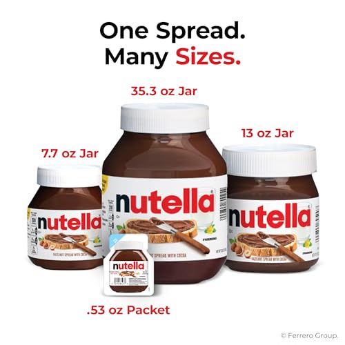 Nutella 26.5 Ounce (Pack of 1) / Brown / 1 Chocolate & Hazelnut Spreads