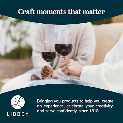 Libbey Large Red 8 / 8 count / Vina Wine Glasses