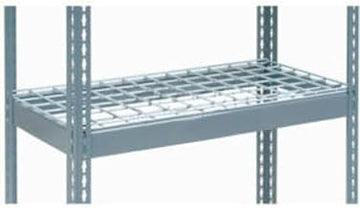 Global Industrial Additional Shelf Level Boltless Wire Deck 48"Wx24"D, 1500 lbs. Capacity, GRY