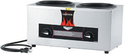 Vollrath 72045 Cayenne Twin Well Countertop Rethermalizer, 4 Quart, 120v