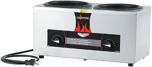 Vollrath 72045 Cayenne Twin Well Countertop Rethermalizer, 4 Quart, 120v