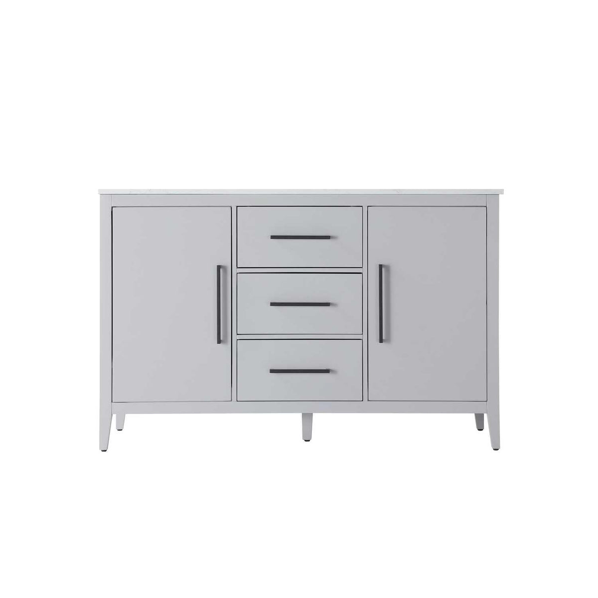 Grey Millie Bathroom Vanity by by Elegant Lighting – Solid wood and MDF, Gray, Model VF29354DGR