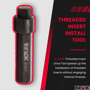 E-Z LOK 5/16-18 / Black / Industrial Inch Inserts & Kits