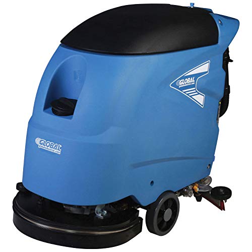 Corded Walk-Behind Auto Floor Scrubber by Global Industrial – 21.5"W x 38.5"H, Plastic, Blue, Model 641250