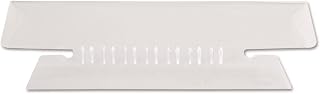 Pendaflex 4312 Hanging File Folder Tabs, 1/3 Tab, 3 1/2 Inch, Clear Tab/White Insert, 25/Pack