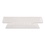 Transparent Colored Tabs for Hanging File Folders by Pendaflex – 5.75"x5"x 0.75", Plastic, Clear, Model PFX4312