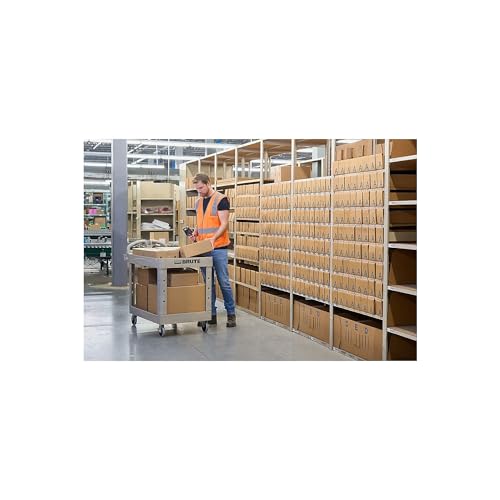 Rubbermaid Commercial Products Beige / Medium / 2-Shelf Utility Carts