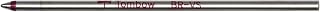 Tombow BR-VS-25 Ballpoint Pen Refill, Ball Diameter 0.7 mm, Red