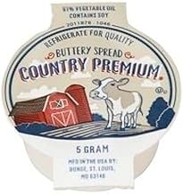Country Premium Extra Color 51 Percent Non Hydrogenated Buttery Spread, 5 Gram Cup -- 900 per case.