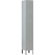 4-Tier 4 Door Locker by Global Industrial – Steel, Gray, Model 290600