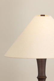 Viewmont 1-Light Table Lamp | Essential & Modern Style | Bronze Finish | Made of Aluminum & Textile | 28.25" Overall Height | Textured Cream Shade | -BRZ by Hudson Valley Lighting