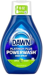 Dawn 52367 Platinum Powerwash Dish Spray Soap, Apple Scent, 16-oz. Refill
