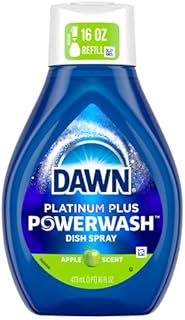 Dawn 52367 Platinum Powerwash Dish Spray Soap, Apple Scent, 16-oz. Refill