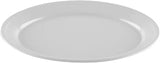 G.E.T. OP-912-W Melamine Oval Serving Platter, 12" x 8.5", White (Set of 12)