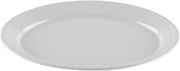 G.E.T. OP-912-W Melamine Oval Serving Platter, 12" x 8.5", White (Set of 12)
