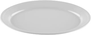 G.E.T. OP-912-W Melamine Oval Serving Platter, 12" x 8.5", White (Set of 12)