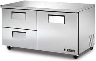 True TUC-60D-2 Series Solid Drawered Two Section Undercounter Refrigerator