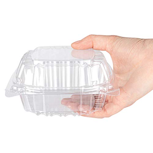 Stock Your Home 5" x 5" - 600 Count / Clear / 0.1 ounces Food Storage Containers