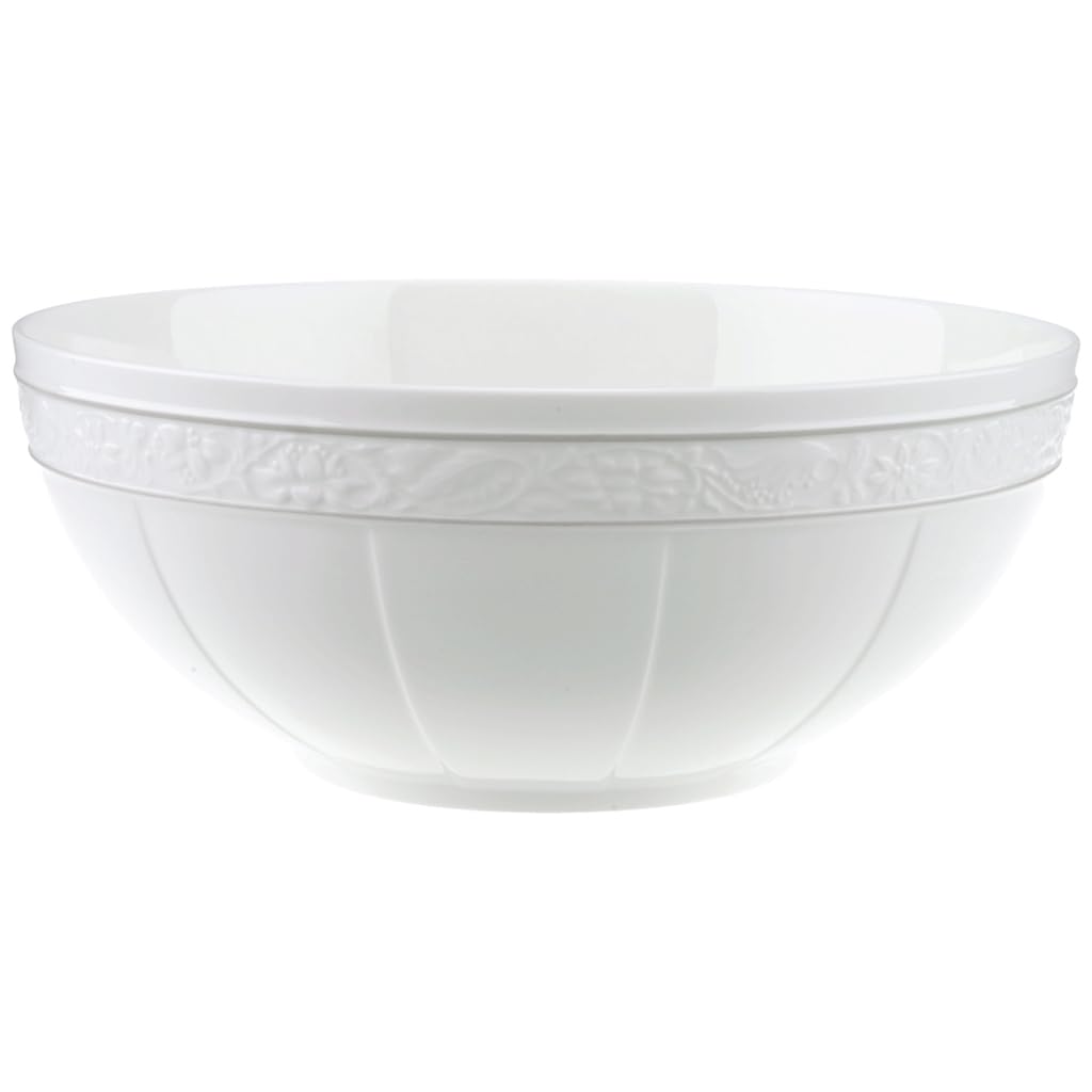 Gray Pearl 24 cm Salad Bowl by Villeroy & Boch – 24cm, 1900 milliliters, High quality porcelain, Gray, Model 1043923170