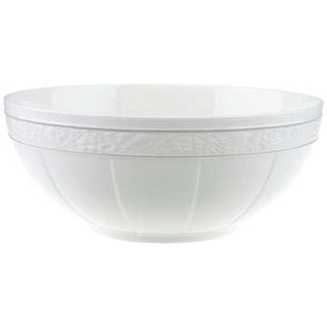 Gray Pearl 24 cm Salad Bowl by Villeroy & Boch – 24cm, 1900 milliliters, High quality porcelain, Gray, Model 1043923170