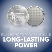 Panasonic 2 Count (Pack of 1) / Battery / Silver Household Batteries