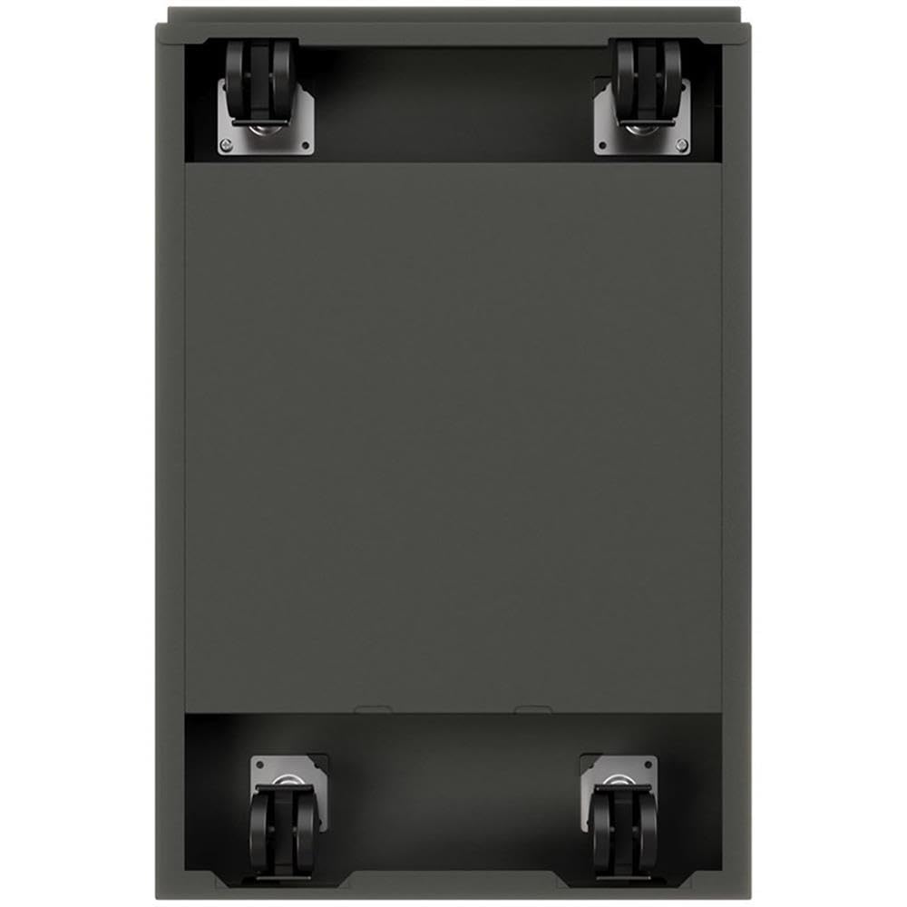 20" Deep 2 Drawer Mobile File Cabinet File in Charcoal by Hirsh Industries – One Size, Alloy Steel, Classic Charcoal, Model 19328