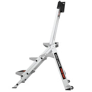 Utility Step Stool by Little Giant – 44"L x 22"W x 5.5"H, Aluminum, Black/Gray, Model 10310BA