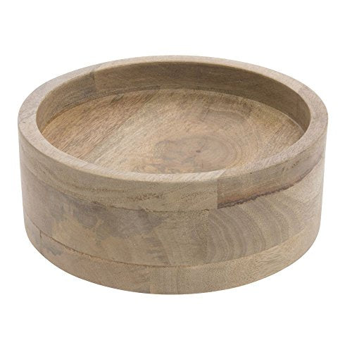 Beverage Dispenser Stand Reversible Mango Wood - 5"H by HUBERT – Brown, Model 89390
