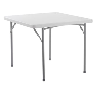36" x 36" Plastic Folding Table by Global Industrial – 36" x 36" x 29", Plastic, White, Model INT-BT3636-21