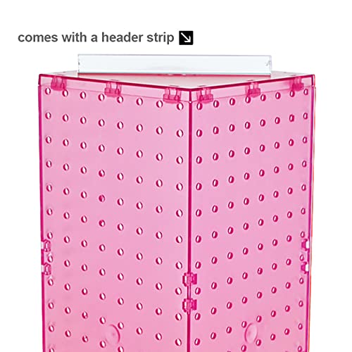 Azar Displays Pegboard Only / Pink / Small Display Racks