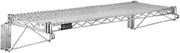 Commercial Chrome Wire Shelving Wall Shelf 18 x 48 - NSF by KPS – 18 x 48 inches, Silver