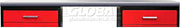 12 Gauge Steel Workbench Top, 60" W x 24" D x 1-3/4"H, Gray