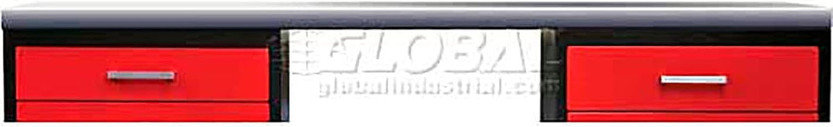 12 Gauge Steel Workbench Top, 60" W x 24" D x 1-3/4"H, Gray